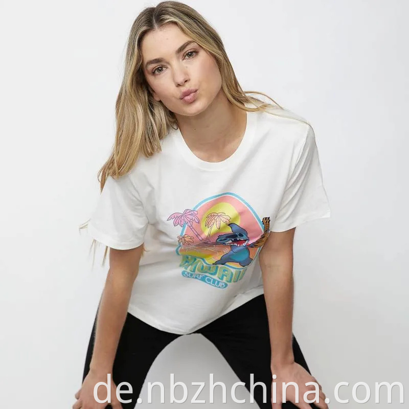 Casual Printed Summer Crew Neck T-Shirt